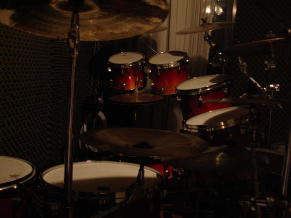 Louis' drum kit