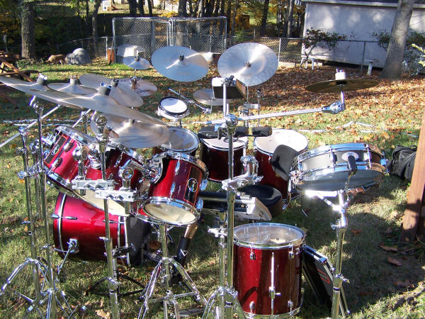 Randy's drum kit