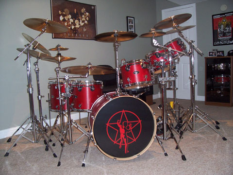 Front view of Paul Nuzzo's kit