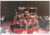 Neil's drums at a 1986 drum clinic, Fort Wayne, Indiana