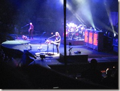 Rush performing at the ACC