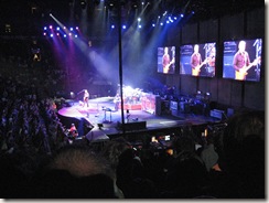 Rush performing at the ACC