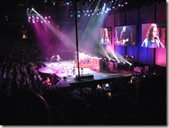 Rush performing at the ACC