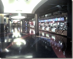 Inside of AMC theater