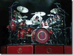 Neil Peart at the end of his solo by Monica Z