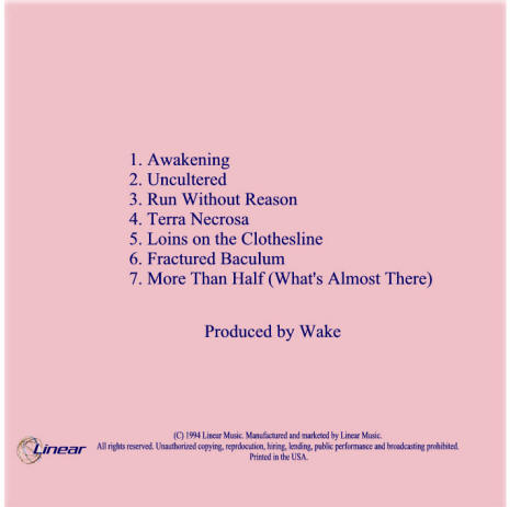 Wake CD - Back